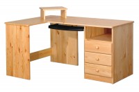 Psací stůl rohový - 3 zásuvky B 041