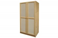 Šatní skříň ratan dvoujdvéřová B 121