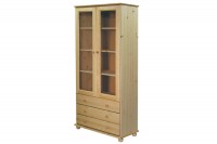 Vitrína prosklená 3 zásuvky B 262