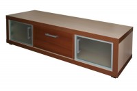 Skříňka se zásuvkou a skleněnými dvířky V 005